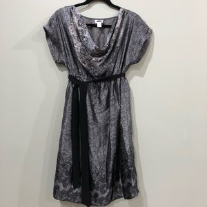 Motherhood Maternity Satin Dress